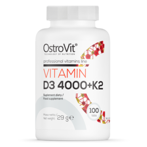 OstroVit Vitamin D3 4000 + K2 100 tabs